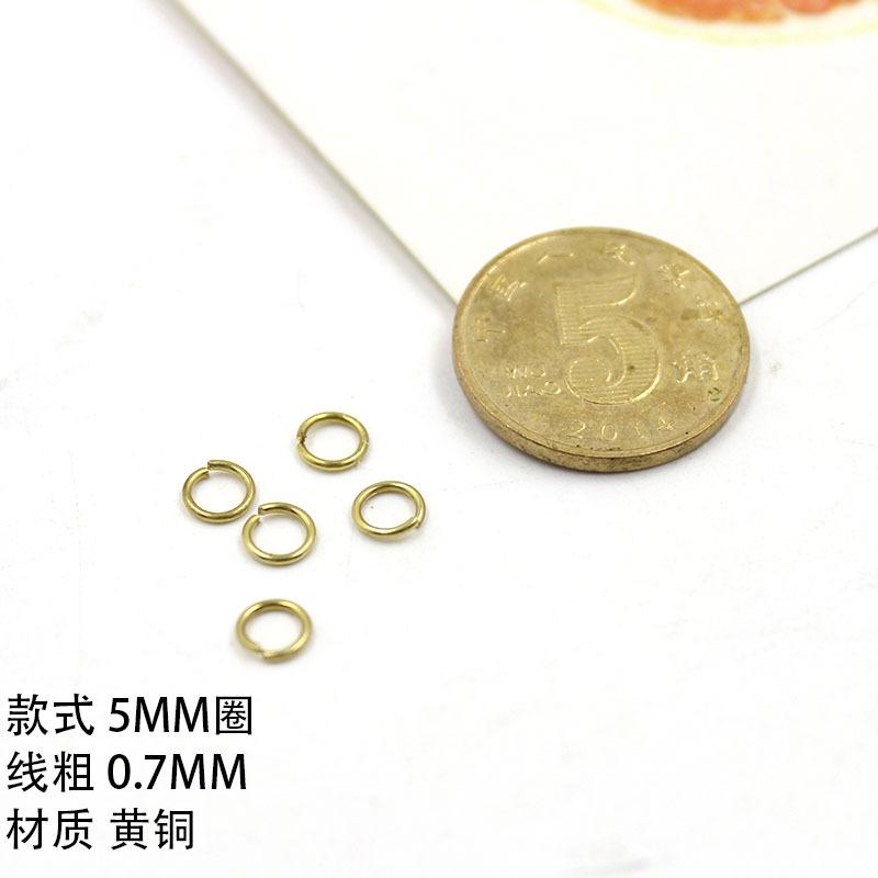 Diy Jewelry Takahashi Goro S Solid Open Copper Ring Copper Ring Copper Ring Circle, Pure Copper Jewelry Accessories *50pcs