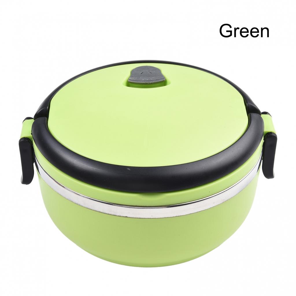 Food Lunch Box Containers Case 700ml Protable Travel Office Workers Round