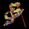 Chinese Style Luminous Dragon Dance Lantern Luminous Lucky Dragon Ribbon Dance Lantern Lifelike 1M/2M Dragon Lantern Outdoor