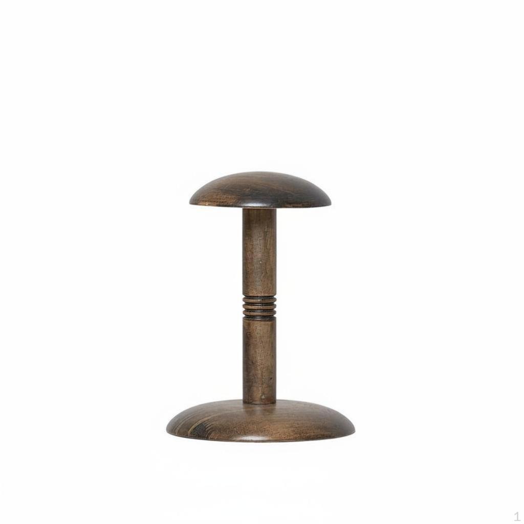 Espositore per Cappelli in Legno Supporto da Tavolo in Legno Massiccio Previene la Deformazione Manichino a Testa a Cupola