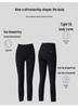 Women's Fleece-Lined High-Waisted Leggings: Warm, Slimming, Elastic, Plus Size, Suitable for Autumn/Winter, Yoga, Tapered Sports Pants.