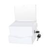 Acrylic Donation Box Ballot Comment Mailbox Letter Post Collection Mail