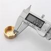 Male Thread Brass Pipe Hexagonal Head End Caps Plug Fitting Coupler Connector Adapters Pipe Plumbing Fitting Adapters