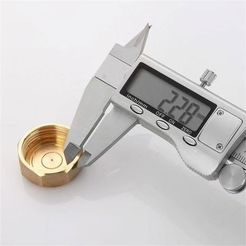 Male Thread Brass Pipe Hexagonal Head End Caps Plug Fitting Coupler Connector Adapters Pipe Plumbing Fitting Adapters