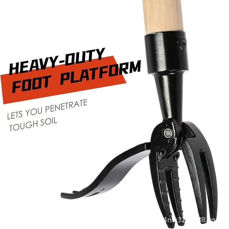 Weeder,Stand Up Weed Puller Tool with Long Handle  ,4Claw Steel Head Design  Easily Remove Weeds Without Bending, Pulling, or Kneeling.