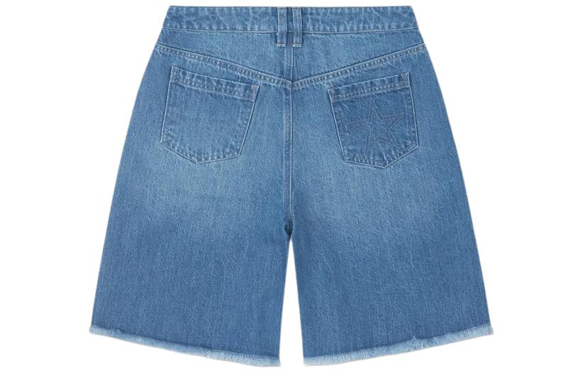 Converse Denim Shorts Women's Blue 10027228-A01