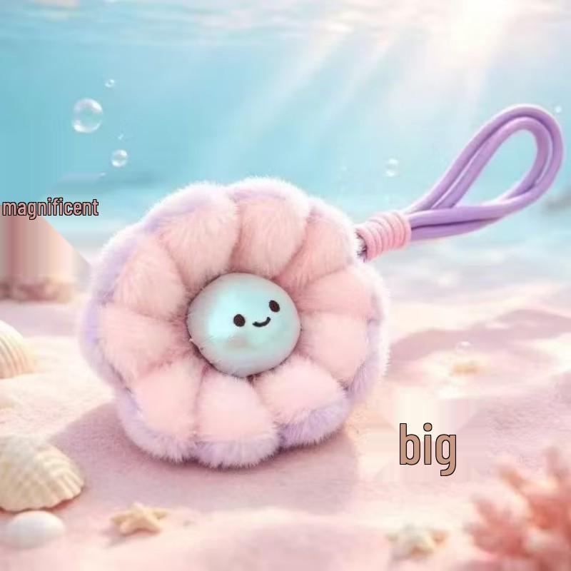 Adorable Marine Animal Plush Keychain: Crab, Lobster, Jellyfish, Shark Bag Charm Souvenir