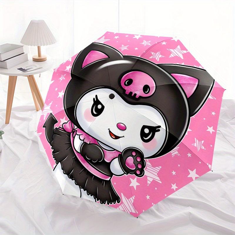 1pc Kawaii Cat with Stars Umbrella with Plastic Handle,Suitable for All Seasons Home Travel Outdoor UmbrellaSanlio131