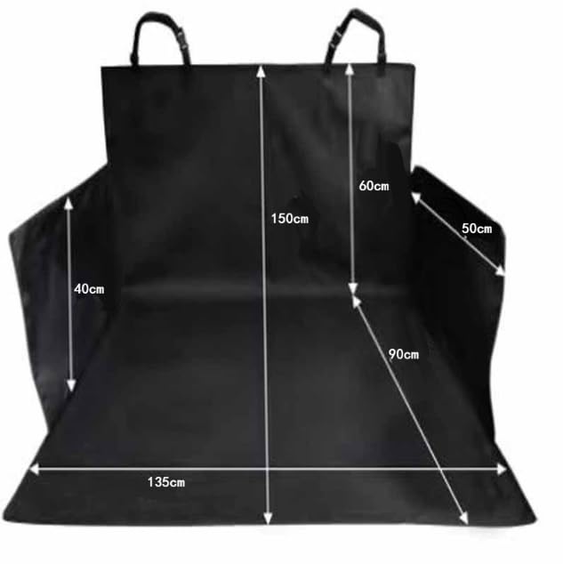 Car Trunk Cargo Mat for Driving Luggage Seat for Dogs and Easy Foldable Trunk Mat for Car Back and Cargo Mat, Pets, Outdoors, Sports, Waterproof,