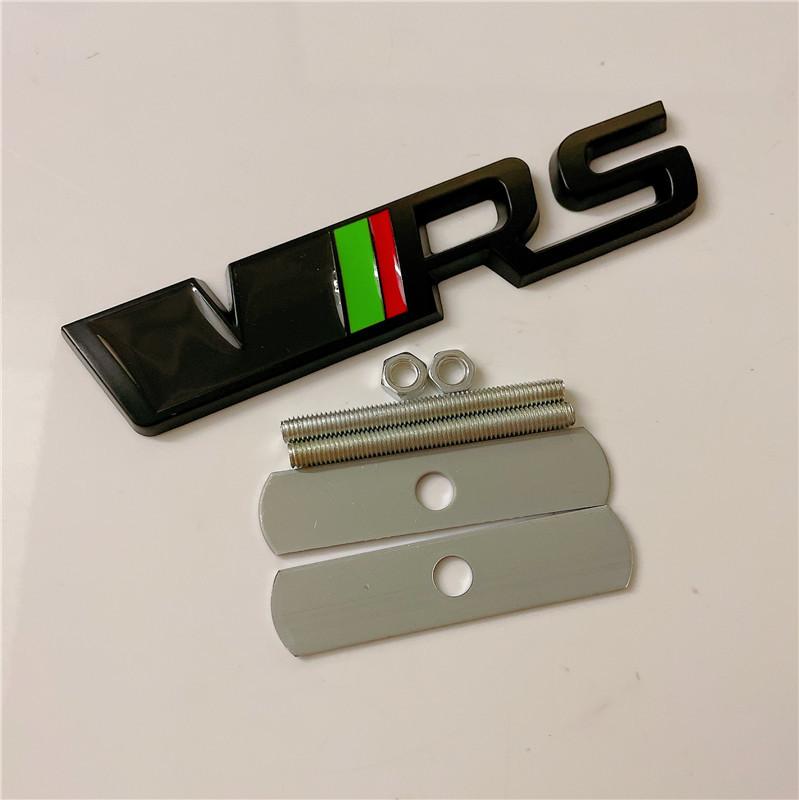 DCLR3 3D Metal Car Sticker Emblem Badge Decals Decoration for Skoda VRS Octavia 1 2 3 Rapid Kodiaq Karoq Fabia Kamiq Superb Accessory