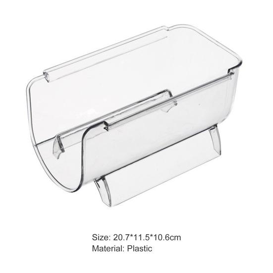 Stabelbart oppbevaringsstativ Glatte kanter Plast Knusesikker Flaskeorganisator for Kjøkken