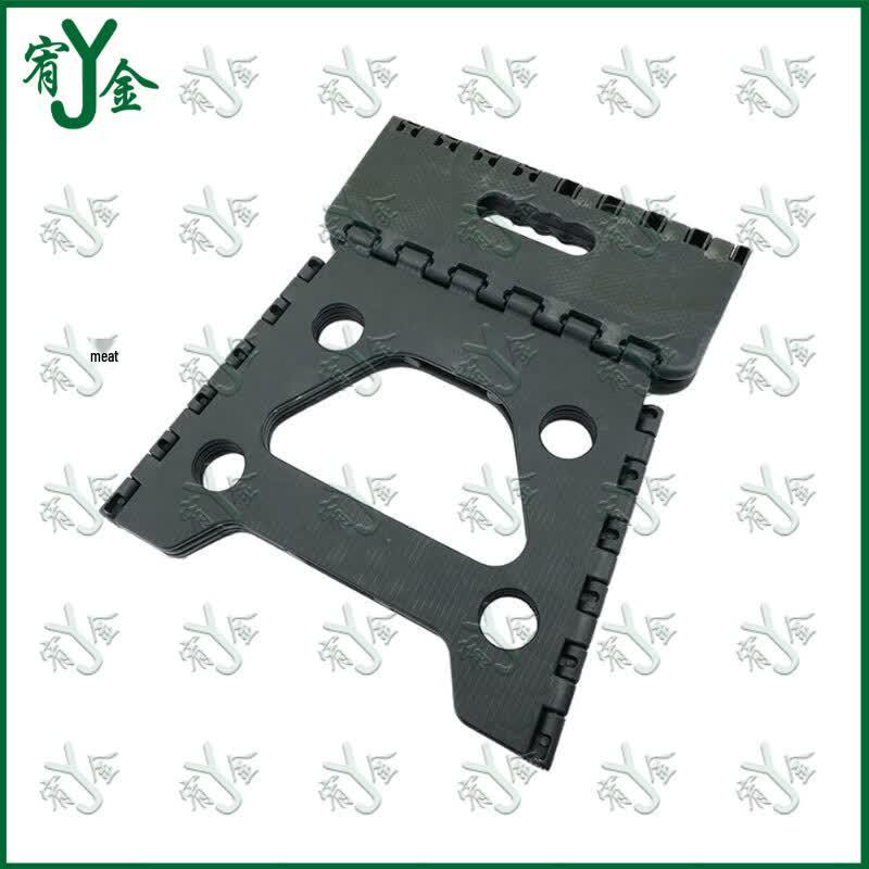Youjin Portable Dark Green Folding Plastic Stool