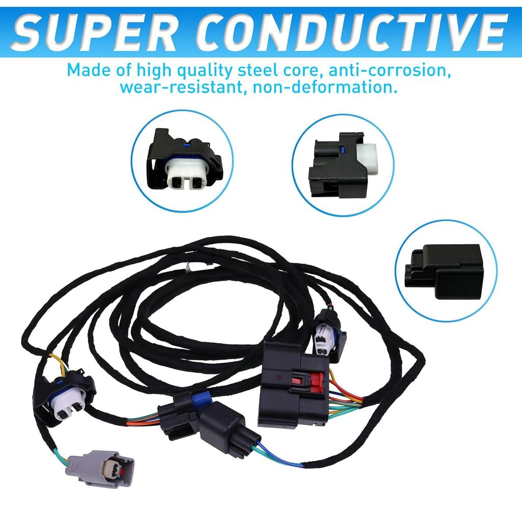 Headlight Wiring Harness DG9Z-15K867-B DG9Z15K867B Compatible with Ford Fusion 2013-2016