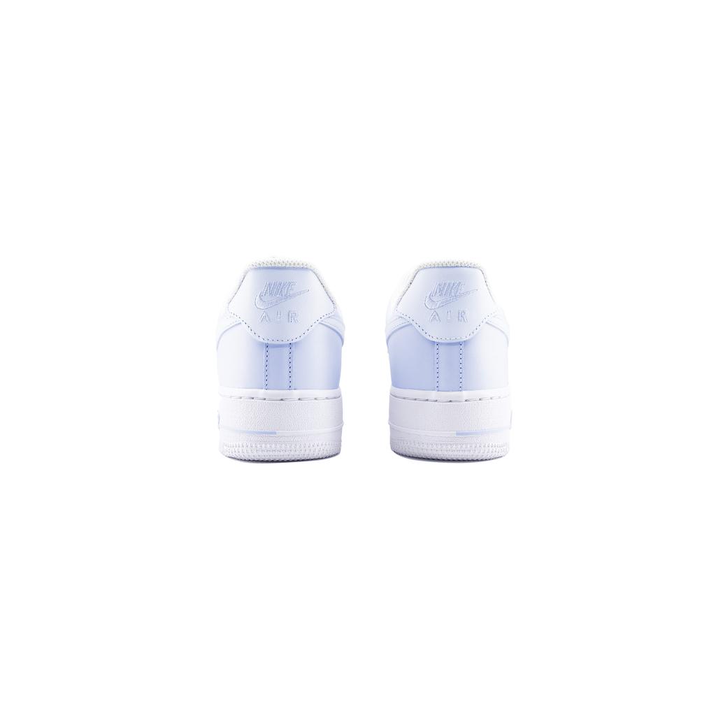 Nike Air Force 1 Slip Resistant Abrasion Resistant Low top Skateboard Shoes Unisex White Blue DD8959-100(Team1253-air)