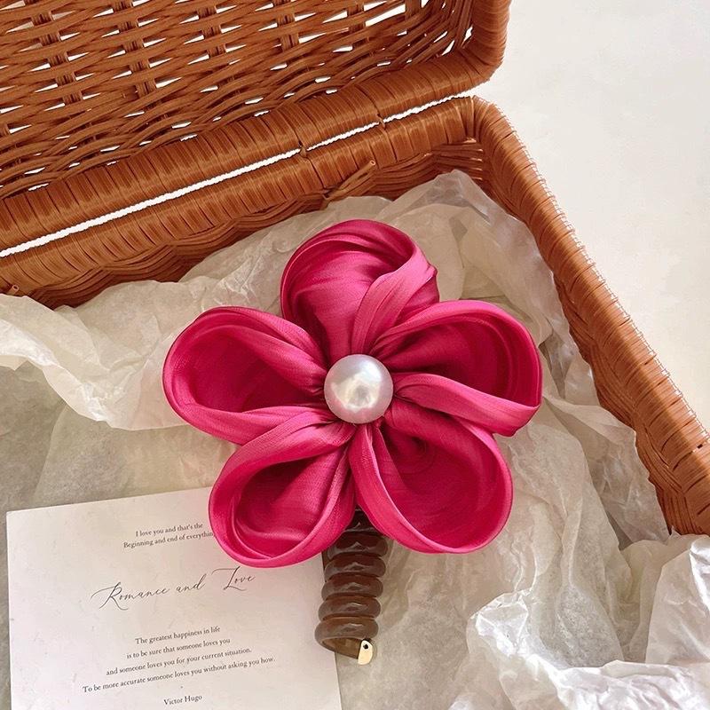 Sommerliche Atmosphäre, Blumen-Zopf, Gerade Telefonleitung, Haarschleife, Neues High-End-Haarstyling-Werkzeug für Damen