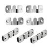 10PCS Stainless Steel Picture Frame Hook Flush Mount Brackets Wall Hanger Sofa Interlock Bracket Joint Bed Corner Hanging Hooks