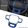 Steering Wheel Interior Cover Trim for   Ford F150 Accessories Blue ABS