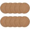 10 Pack Round Corks Coasters, Reble Coffee Coaster, 4" Cork Coaster, Drinks Corks Coasters for Kitchen Office Home Bar