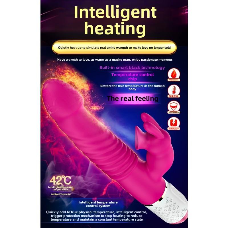 Automatic Sucking Retractable Vibrator Female Masturbator Erotic Sex Products