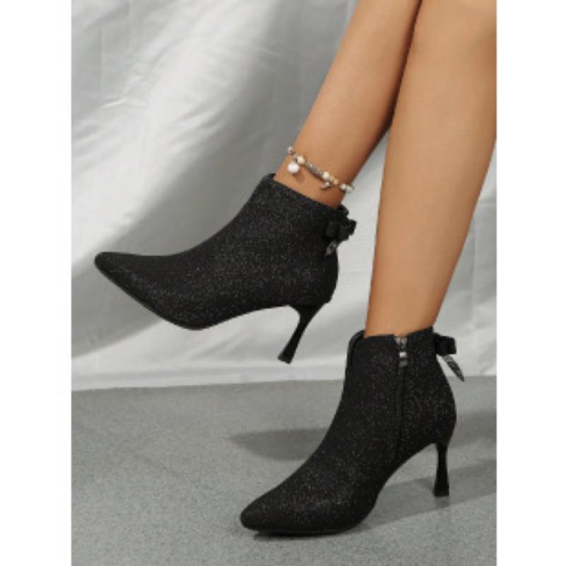 

Женские демисезонные и зимние легкие уличные походные нескользящие спортивные повседневные ботинки Мартин на тонком каблуке с боковой молнией 42 чёрный