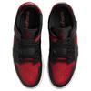 New JORDAN 1 Low FlyEase Black Summit White Varsity Red DM1206-067