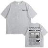 British Band The 1975 Being Funny in A Foreign Language about You Print Tshirt Men Women Hip Hop Vintage Rock Harajuku T-shirts