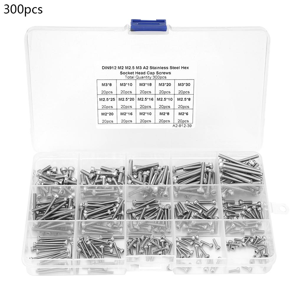 480 pcs Fastener Hardware M2 M3 M4 A2 Stainless Steel Round Head Hexagon Socket Screw and Nut Assortment Set 480 pcs Fastener Hardware M2 M3 M4 A2 Stainless Steel Round Head Hexagon Socket Screw and Nut Assortment Set