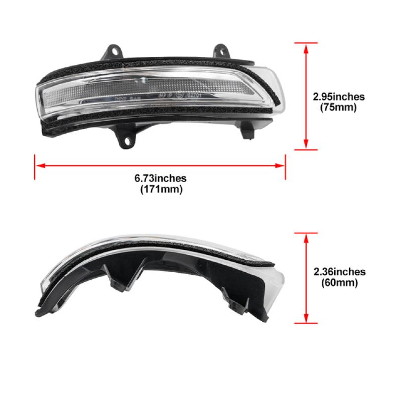 Smoked For Toyota Land Cruiser 200 J200 GR/UR/UZ/VD Prado J150 KD/TR/GR/GD Led Flowing Side Mirror Blinkers Turn Signal Lights