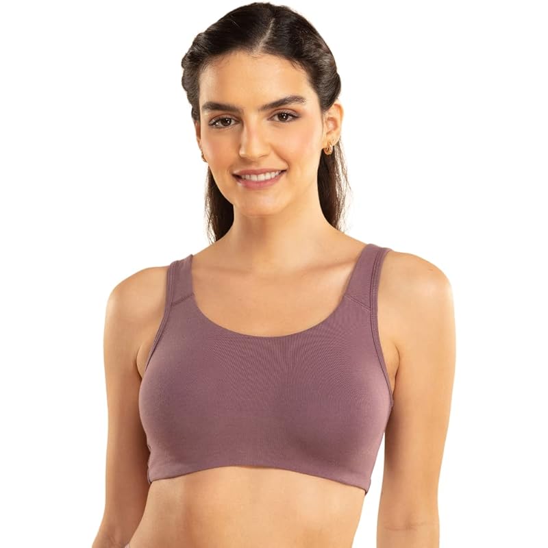 NYKD Soft Cup Easy Peasy Slip On Everyday Bra for Women, Wireless, Full Coverage, Support Shaper, Non Padded Sports Bra