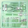 35-teiliges Set Professionelles Nagelpflege-Set mit tragbarem Reisekoffer - Maniküre-Set Nagelscheren, Nagelhautscheren & Nagelfeilen