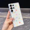 Colorful Pastel Stars Pattern Case for Samsung Galaxy S26 S25 S24 S23 S22 S21 S20 FE Plus Soft TPU Slim Fit Shockproof Cover