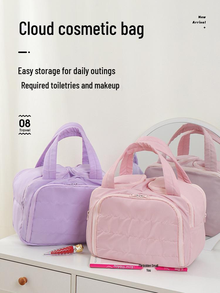 Lightweight Travel Toiletry & Cosmetic Bag with Large Wide Opening