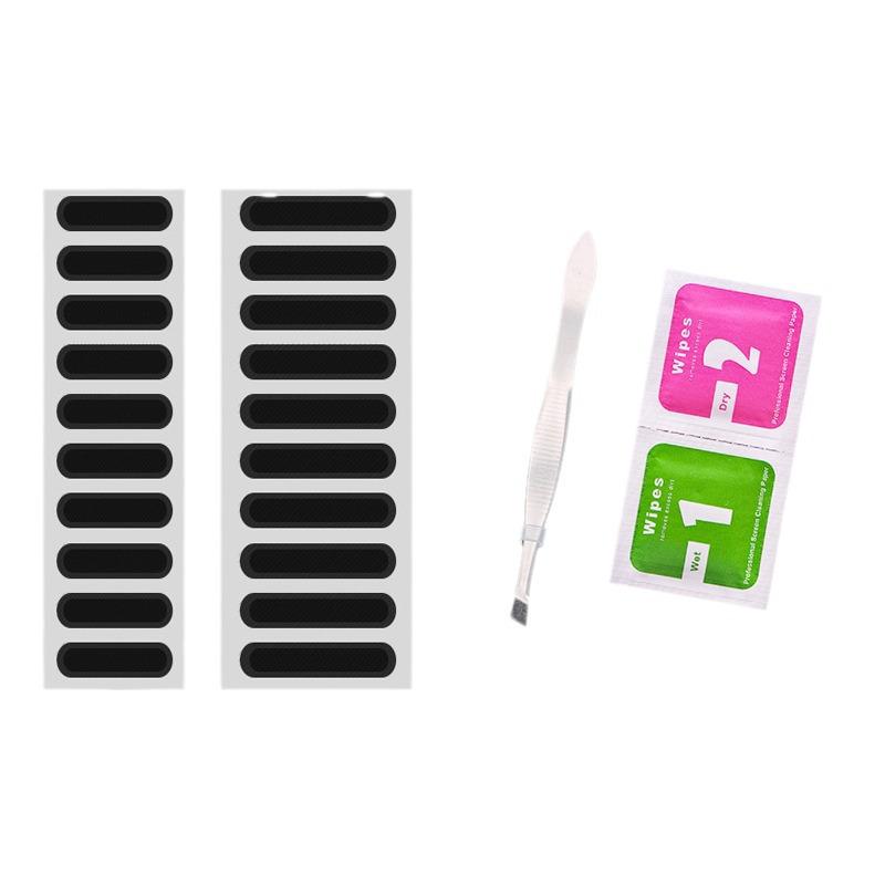 Universal Dustproof Mesh Sticker for Mobile Phones and Tablets - Earpiece Speaker Protection (6/8 Holes, Dustproof, Waterproof).