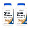 Nutricost Panax Ginseng 1000mg 240 Capsules 120 Servings 2 Pcs