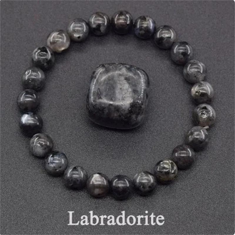 Amethyst Bracelet Crystal Stone Beads for Women Jewelry Accessory