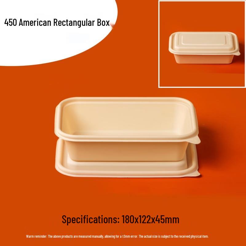 Degradable Corn Starch Takeaway Meal Boxes