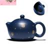 170ml Chinese Yixing Purple Clay Teapot Ball Hole Filter Handmade Xishi Tea Pot Raw Ore Dark Green Mud Kettle Zisha Tea Set