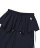 LMR Layered Track Nylon Skirt Pants Navy