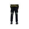 Fila Fusion White Mountaineering Geometric Pattern Printed Cuffed Casual Knit Sports Pants Men pants Black T11M217601FBK