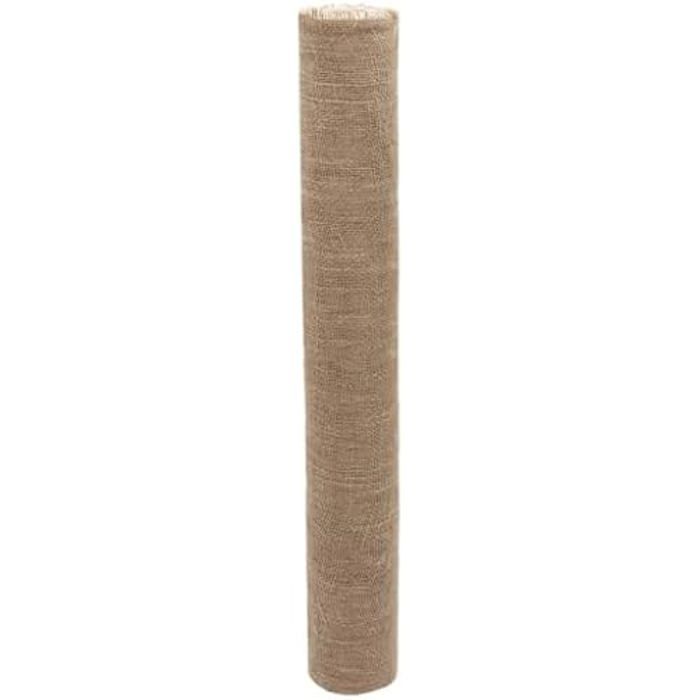 Rouleau de Jute - vidaXL - 1x25 m - 100% Naturel - Décoration Intérieure - Beige