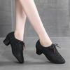Scarpe da Ballo Latino Bianche Donna Adulto Interno Suole Morbide Professionali Quadrato Moderno Sneakers da Ballo Donna Scarpe da Ballo Jazz Nero