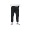 Adidas Solid Color Mid Waist Knitted Sports Pants Men Bottoms Black JF3332