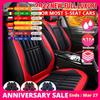 11PCS 5 Seats Car Seat Covers Automobiles Seat Covers Protector Cushion Deluxe PU Leather Front+Rear Full Set SUV Truck