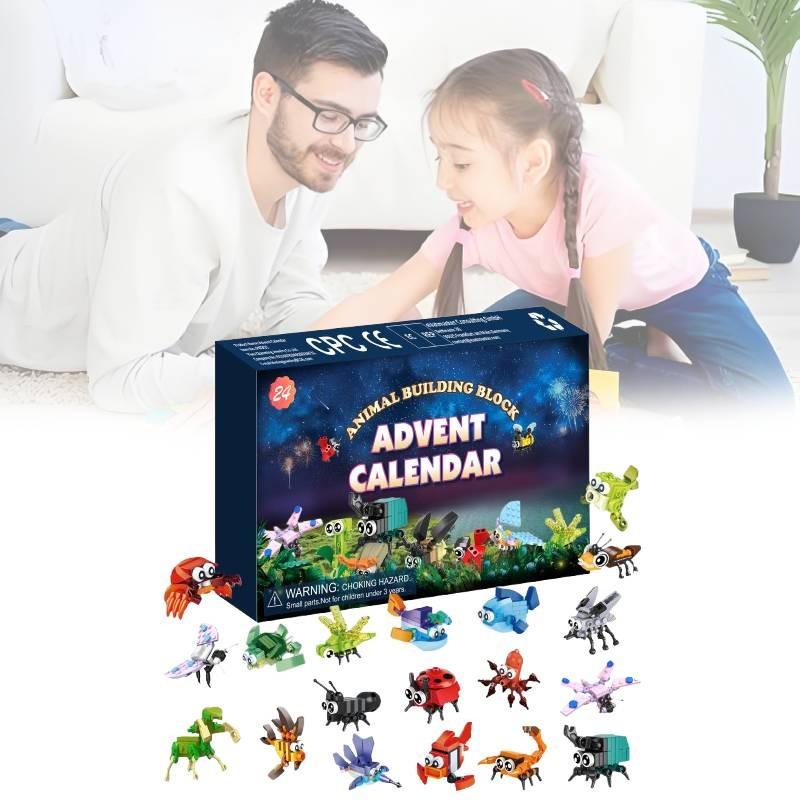 Christmas Insect Marine Animal Building Block Blind Box Children Wisdom Gift Toy