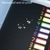 2pcs Portable Expanding A4 Folder 12-Compartment Document Organiser with Index Labels, PP Elastic Fastener Filer Case