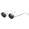 Vintage Punk Style Sunglasses Men Retro Elliptical Metal Frame Women Sun Glasses Fashion Eyewear