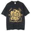 Expedition Gamer T Shirt Men Vintage Wash Cotton Top Game Fan Tee Streetwear