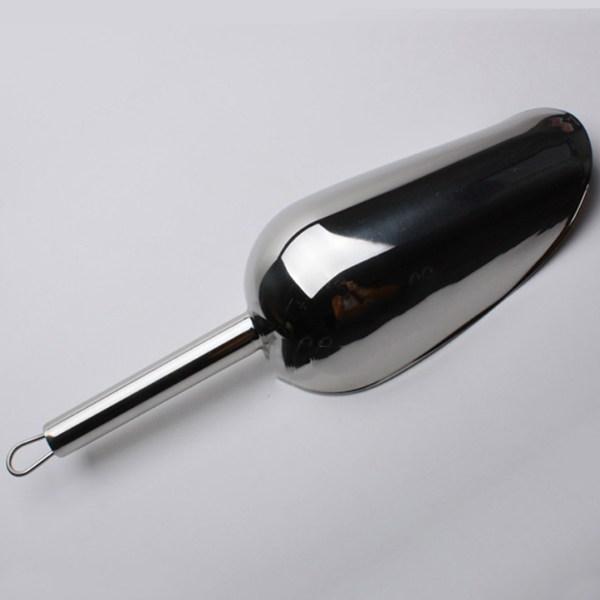 KAL Department Store Stainless Steel Ice Scoop, No. 1 (small) 260mm, 1 Piece, Korean Popular Tableware