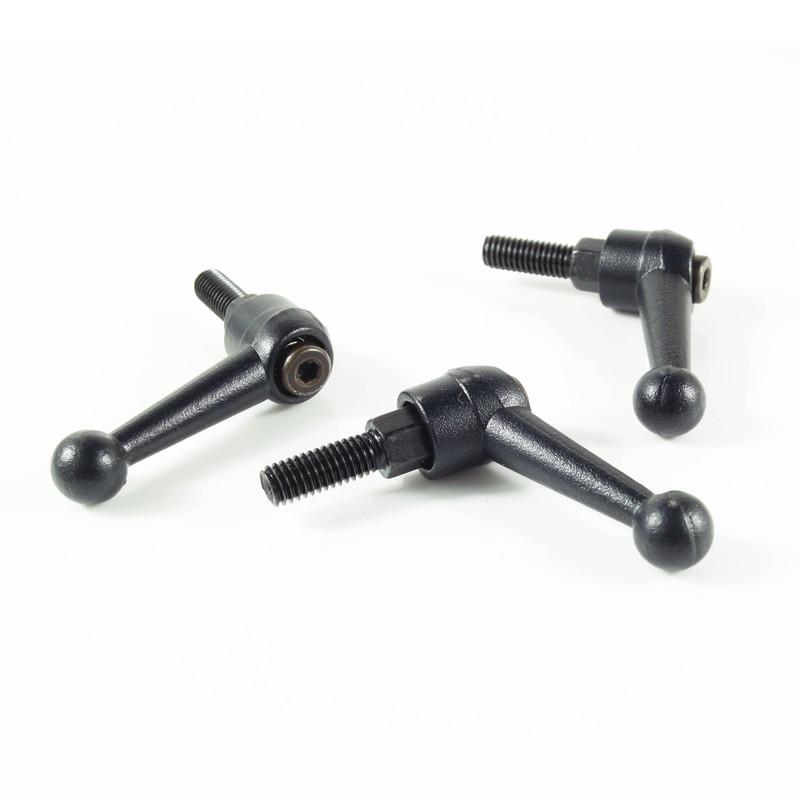 4 Pieces M6 Free Shipment Clamping Lever Adjustabe Handle Lever Arm Solid Handle