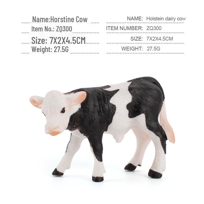 Animal Model Set: Cow, Buffalo, Ox, Rhinoceros, Bison, Bull - Educational Farm Toys for Kids